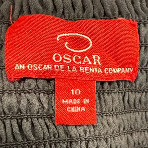 EUC colorful beauty Oscar By Oscar De La Renta 100% silk boho pattern halter 10 - Picture 4 of 5